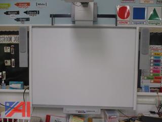 Wall Mounted SMART Board with Projector